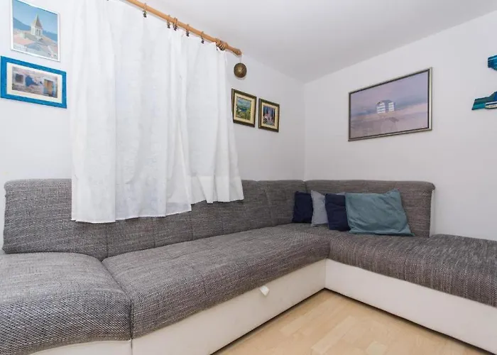 Little Sweet Stone House For 4, Seget, 20m To The *